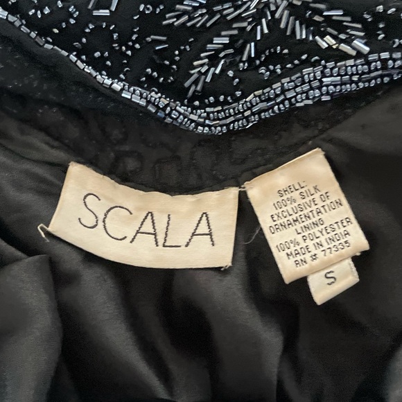 Black embroidered dress, only worn once, like new! - Picture 3 of 4